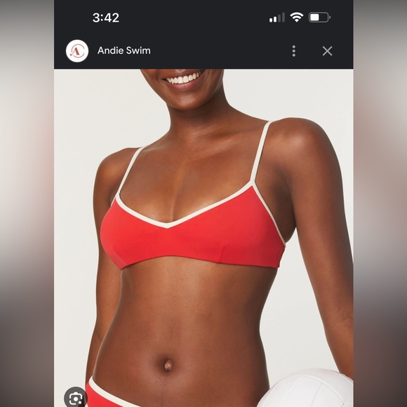 Andie swim two piece suits. Style: The Bells. - Picture 6 of 8